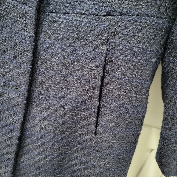 Zara Navy Coat - Picture 2 of 10